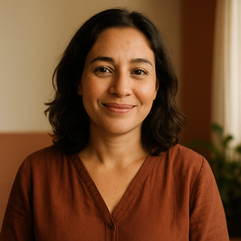 Retrato da psicóloga Marina Albuquerque